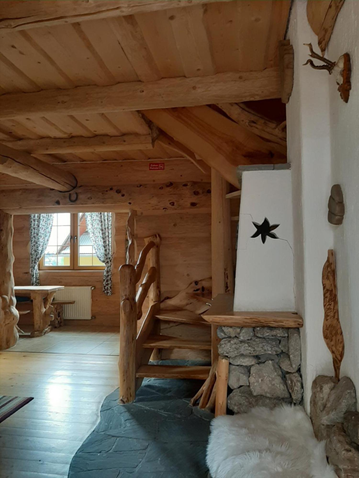 Goralski Domek Z Kominkiem - Highlander Wooden House مورزاسيخله المظهر الخارجي الصورة