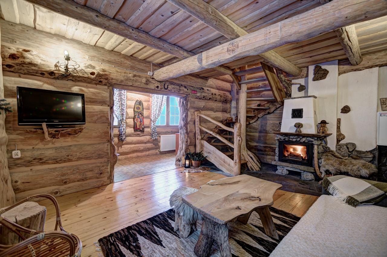 Goralski Domek Z Kominkiem - Highlander Wooden House مورزاسيخله المظهر الخارجي الصورة