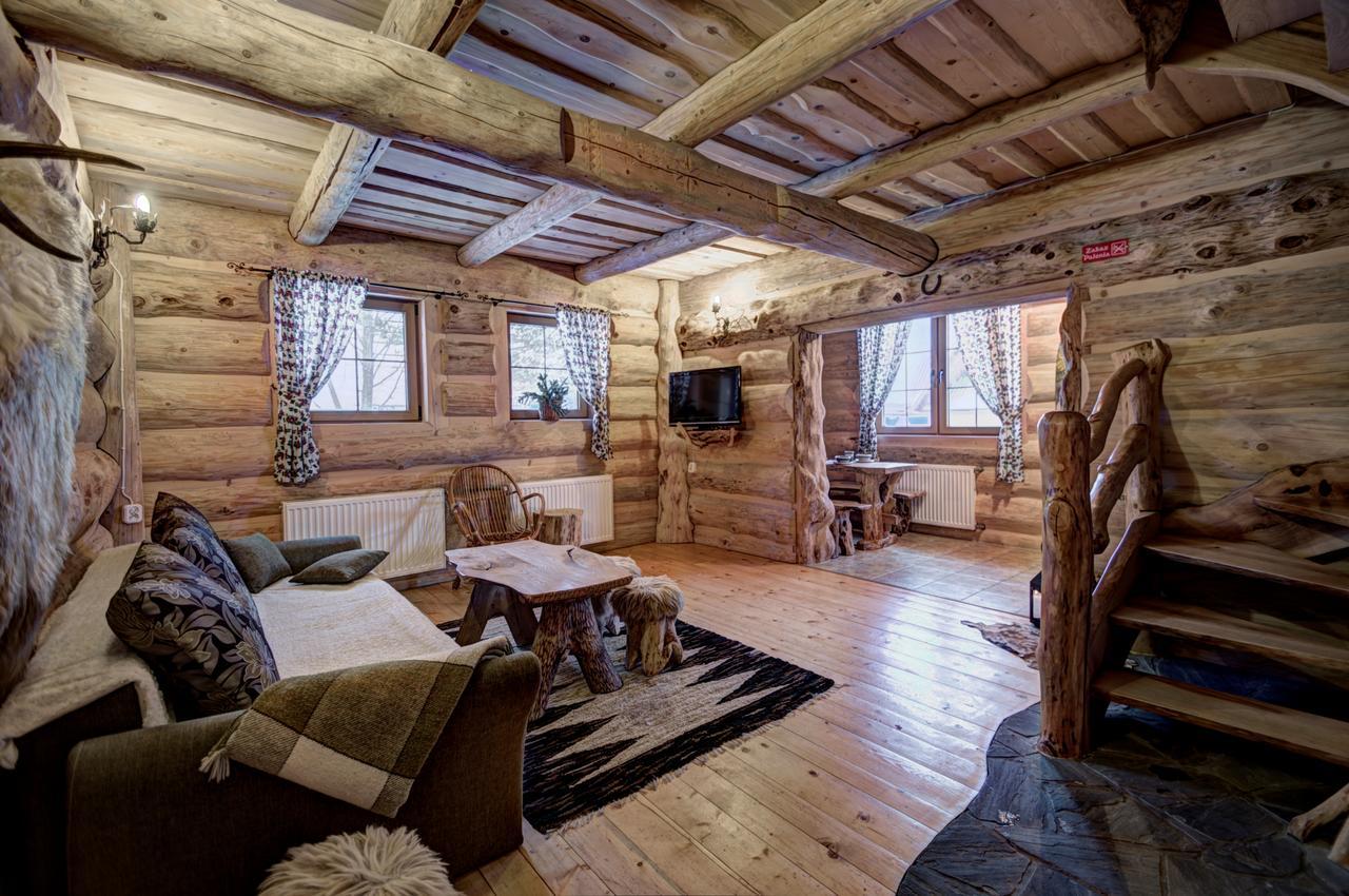 Goralski Domek Z Kominkiem - Highlander Wooden House مورزاسيخله المظهر الخارجي الصورة